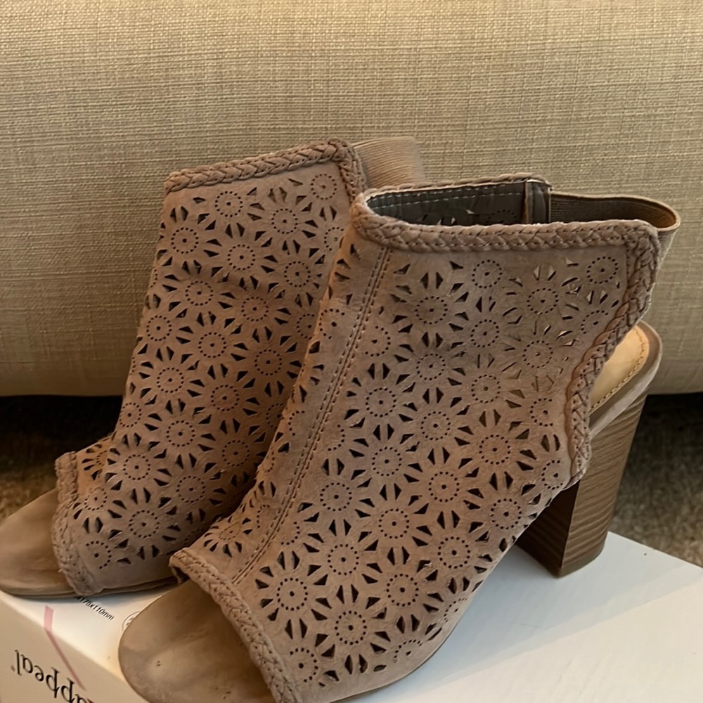Womens open toe heel